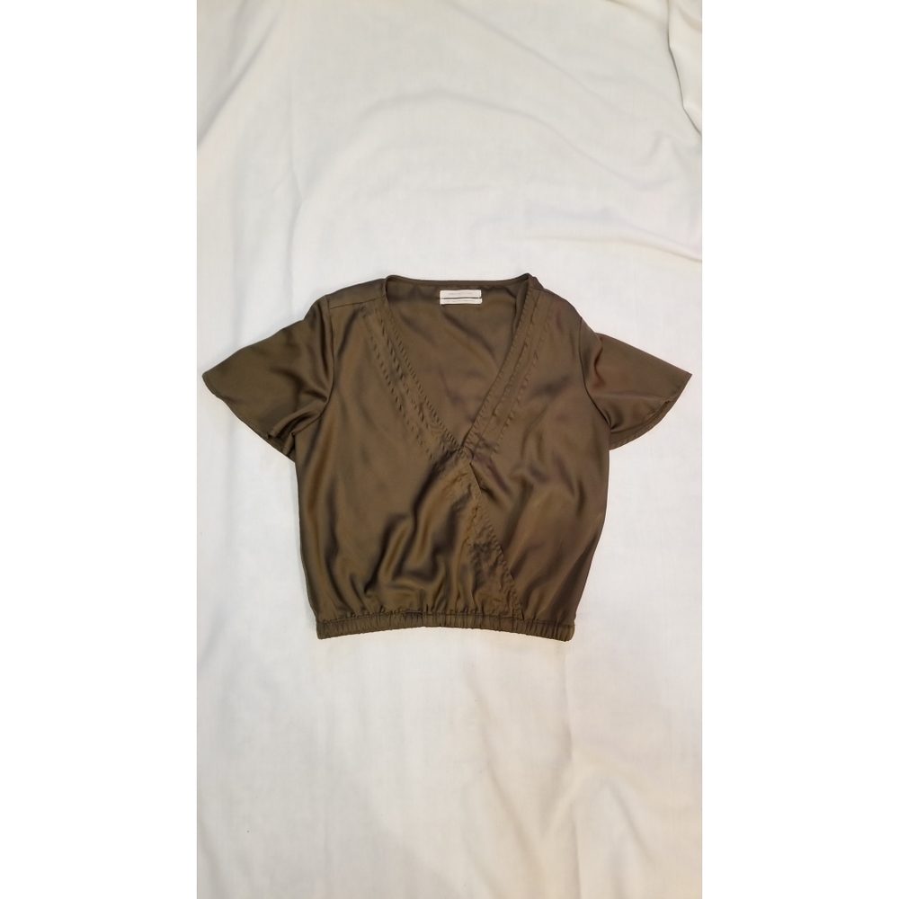 Urban Outfitters Olive Blouse